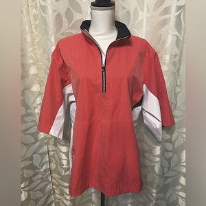 Footjoy FJ Men's DryJoys HydroLite Golf Half Zip with Hacienda GC logo, Size M